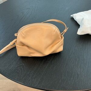 Chloe Mini Judy Tan Leather Crossbody Bag